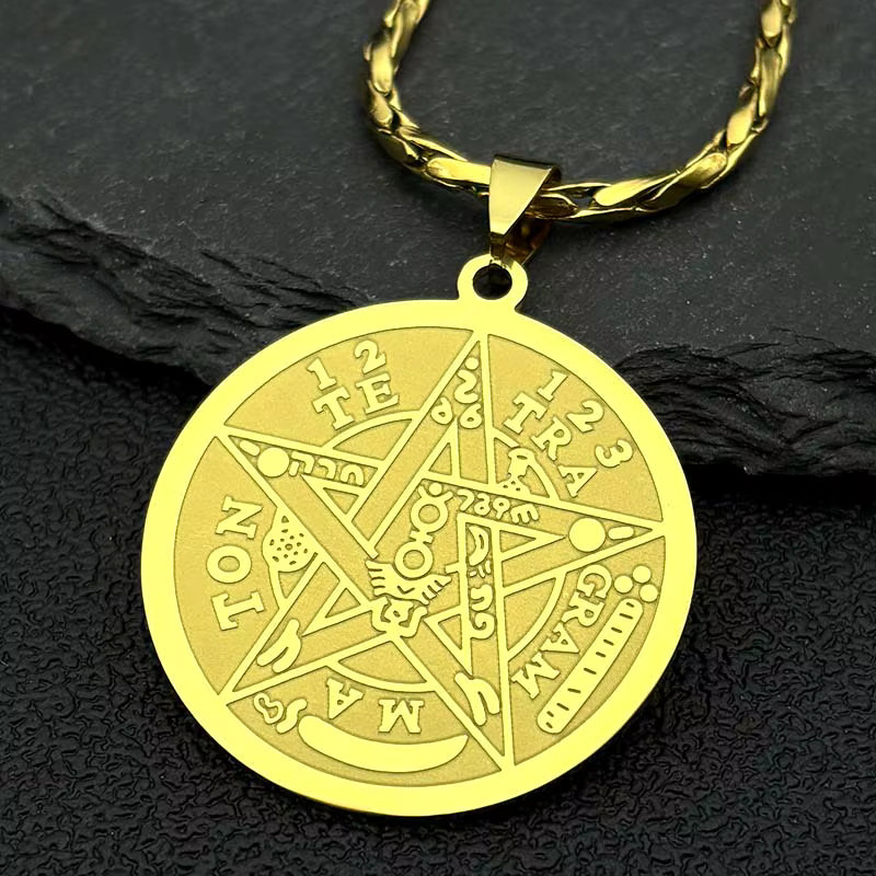 JYTF Halskette Edelstahl, Gold, Herren - Bild 2