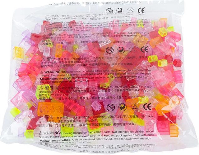 Ovly Stadt Bausteine, 300-teiliges Set, pink, ab 6 Jahren - Bild 1