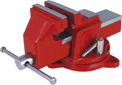 Connex Schraubstock aus Sphärostahlguss in Rot - Bild 1