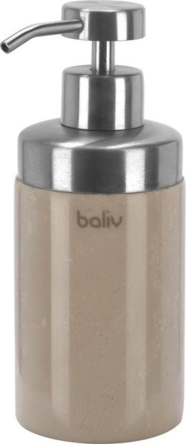 baliv Seifenspender aus Marmor in Beige - Bild 1