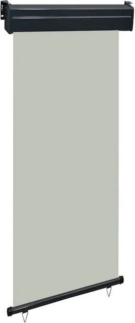 Furnicato Balkon-Seitenmarkise aus Polyester in Grau, Breite: 85 cm, Höhe: 250 cm - Bild 1