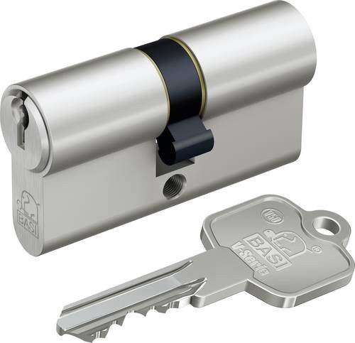 BASI Profil-Doppelzylinder V5001-1010-0011 in Silber, Maße: 40 x 40 mm - Bild 1