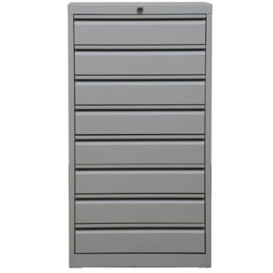 PROREGAL Schubladenschrank Swan mit 8 Schubladen in Grau, H x B x T: 98 x 53 x 43 cm - Bild 2