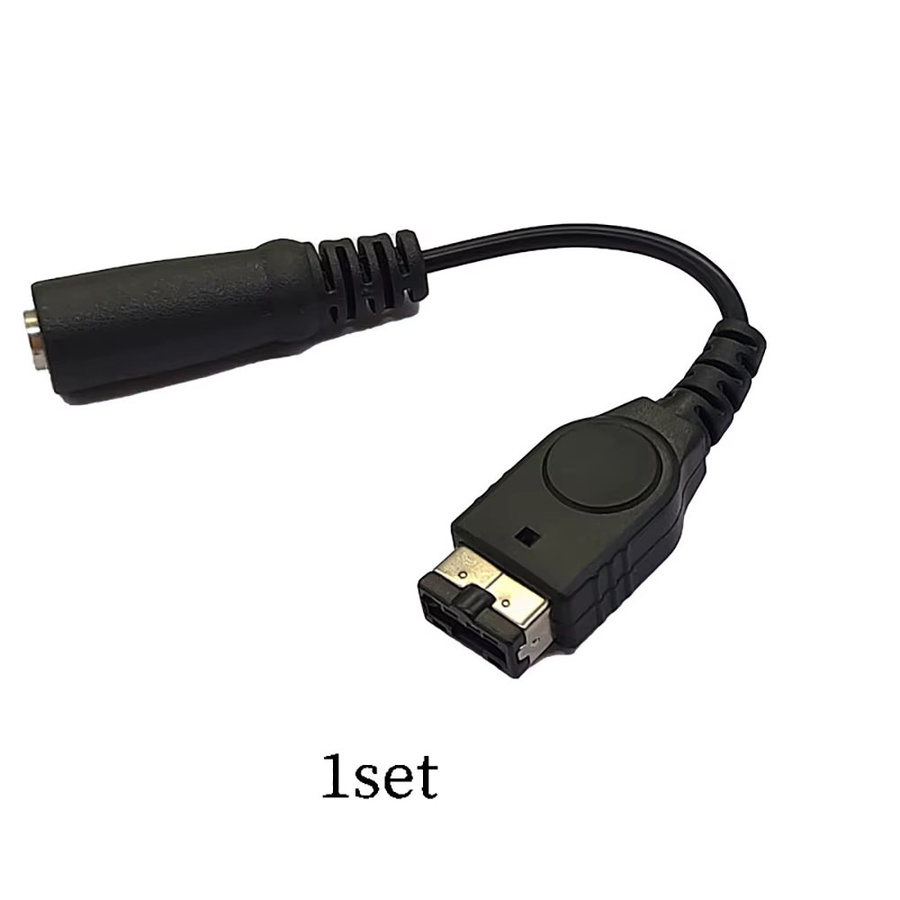 ChengHaoRan 3,5-mm-Kopfhöreranschluss-Adapterkabel für Gameboy Advance GBA SP in Schwarz - Bild 2