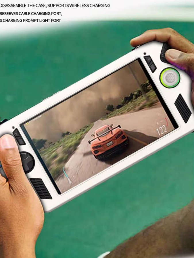 Asus ROG Ally X Silikon-Schutzhülle in Weiß, weiche und stoßfeste ergonomische Hülle für deine Handheld-Spielekonsole - Bild 4