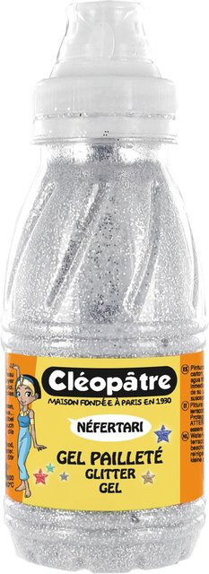 Glitter-Gel NÉFERTARI in Silber, 250 ml - Bild 1