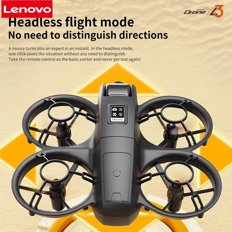 Lenovo YL3 GPS-Drohne in Orange mit 8K HD Weitwinkel-Doppelkamera, 5G WLAN und intelligenter Hindernisvermeidung - Bild 2