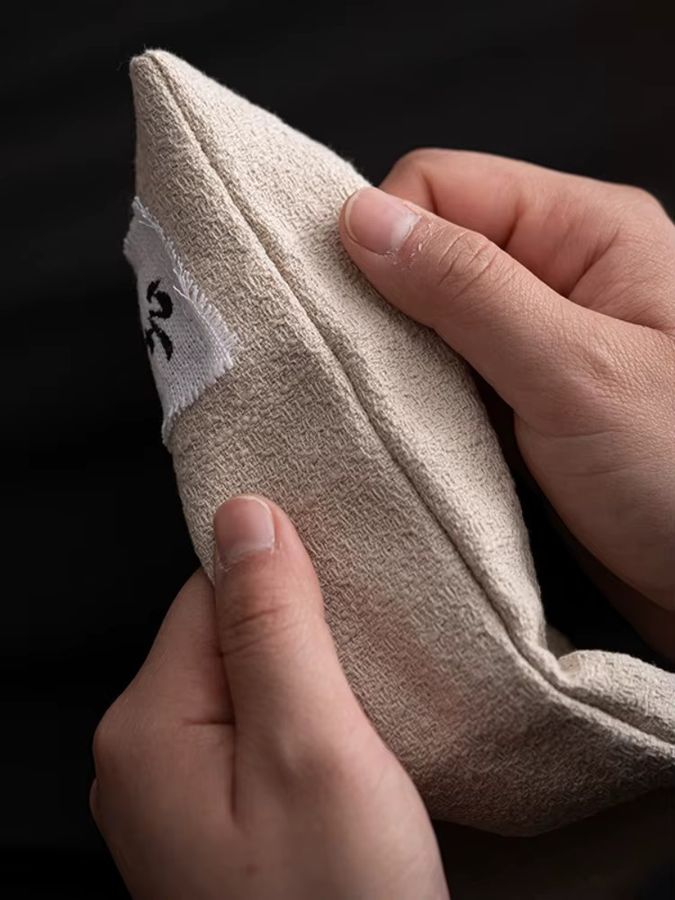 Kreative Tee-Matte aus saugfähiger Baumwolle und Leinen für die Teezeremonie - Bild 5