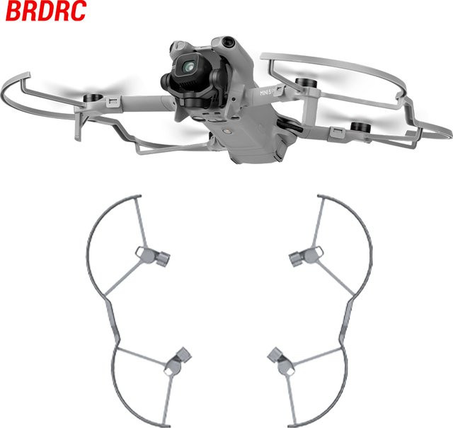 BRDRC Propellerschutz für DJI Mini 5 Pro in Grau, stoßfester und leichtgewichtiger Drohnen-Zubehör - Bild 1