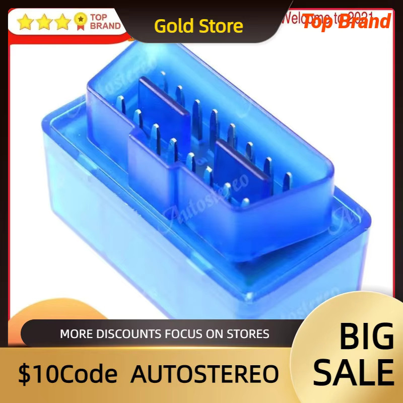 Bluetooth OBD2 ELM327 Diagnosegerät ZWNAV für Auto-Navigation und OBD Tools in Blau - Bild 2