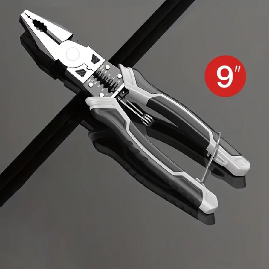 WOZOBUY Multifunktionale Universal-Diagonalzange und Spitzzange in Schwarz für Elektriker und Hardware-Arbeiten - Bild 6