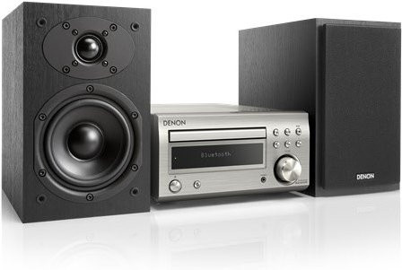 Denon D-M41DAB Mini-System mit Bluetooth in Silber/Schwarz - Bild 1
