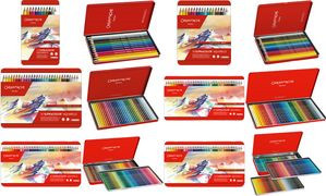 Caran d'Ache Supracolor Buntstifte im Metalletui, 120 Stück, wasservermalbare Künstleraquarellstifte mit weicher Mine, Multicolor - Bild 1