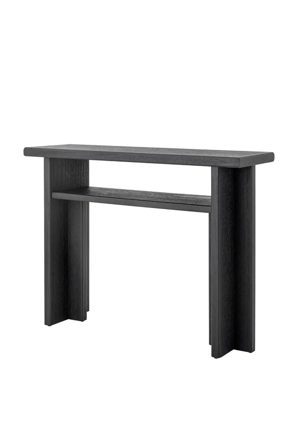Bloomingville Konsolentisch aus Kiefernholz in Schwarz, Skandinavisch, Breite: 110 cm, Höhe: 80,5 cm, Tiefe: 32 cm - Bild 1