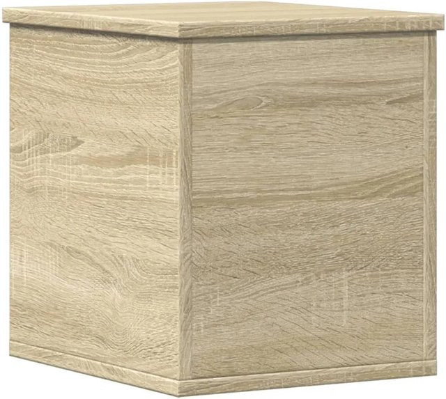 vidaXL Truhe Sonoma-Eiche aus MDF, Farbe Beige/Braun, B/T/H: 30 x 35 x 35 cm - Bild 1