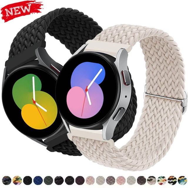 Geekthink Uhrenarmband Nylon, geflochtenes Schlaufenband, Unisex - Bild 1