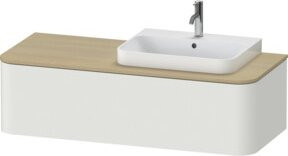 Duravit Waschtischunterschrank Happy D.2 Plus in Weiß Matt, Wandmontage - Bild 1
