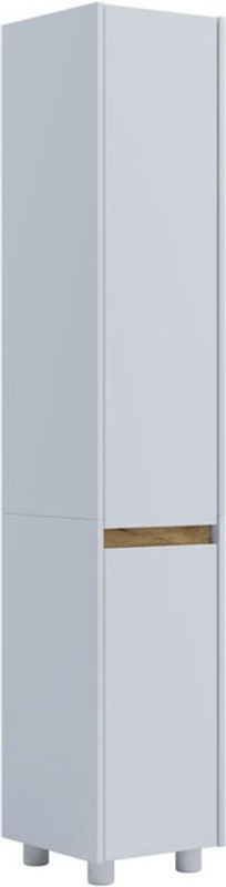 VCM Badezimmerschrank Cosila aus Holz mit zwei Drehtüren und vier Einlegeböden, H x B x T: 165 x 30 x 33 cm - Bild 2