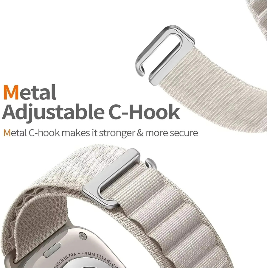 RWBANDS Uhrenarmband Alpine Loop, Nylon, Apple Watch Ultra 49mm bis 40mm - Bild 3