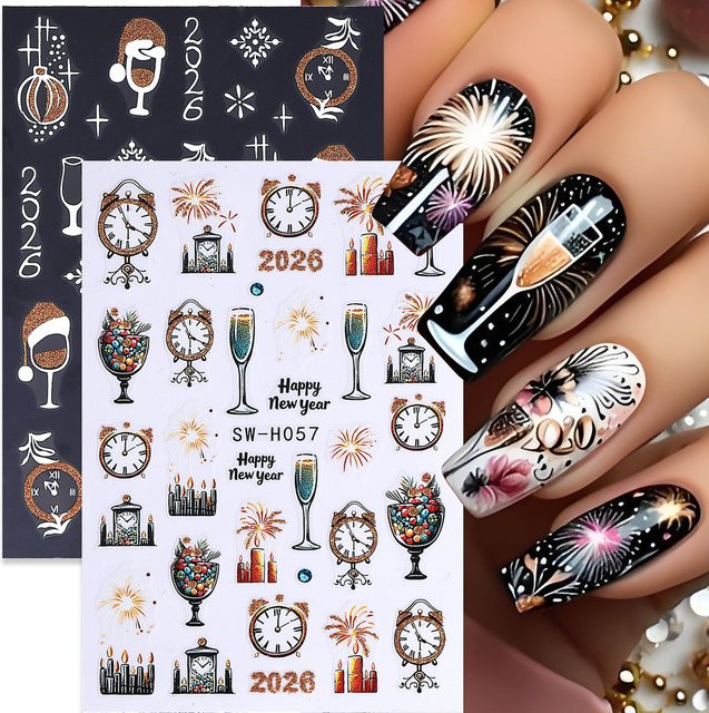 SWEET TREND Nail Art Aufkleber, Glänzend, Unisex - Bild 1