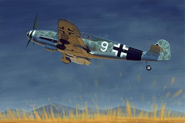 Trumpeter Messerschmitt Bf 109G-10, Modellbau, 1:32, Grau - Bild 1