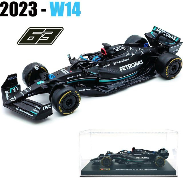 Bburago Mercedes Amg W15 W14 E Performance F1 Formel 1 Auto, Sammlermodell, 1:43 - Bild 1