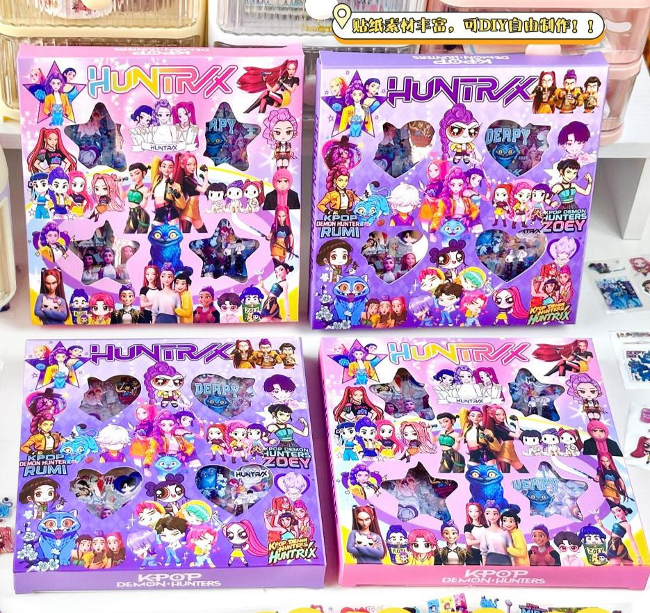 Yiran toy 1 Kpop Dämonenjäger weibliche Gruppe Sticker Bunt / Mehrfarbig - Bild 4