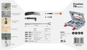 Bosch Premium X-Line Bohrer- und Schrauber-Set, 76-teilig, grün - Bild 3