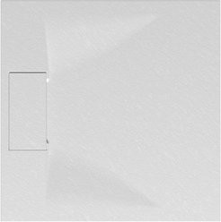 Schulte Duschwanne DWM-Tec ExpressPlus Extraflach aus Mineralguss, quadratisch, Weiß, B/T: 80 x 80 cm - Bild 1