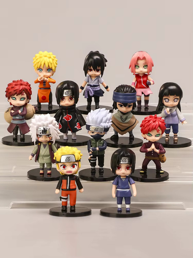 Bandai Naruto Q Version Mini Action Figur, 12-teiliges Set - Bild 3