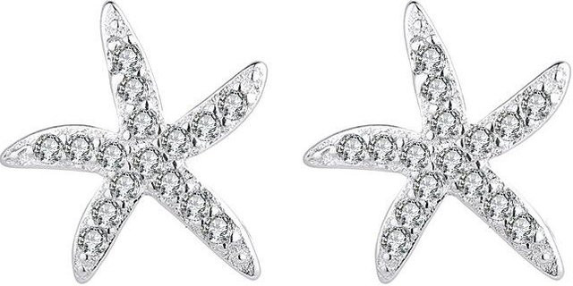 Lucky Star Jewelry Ohrstecker Seestern, 925 Silber, Damen - Bild 1