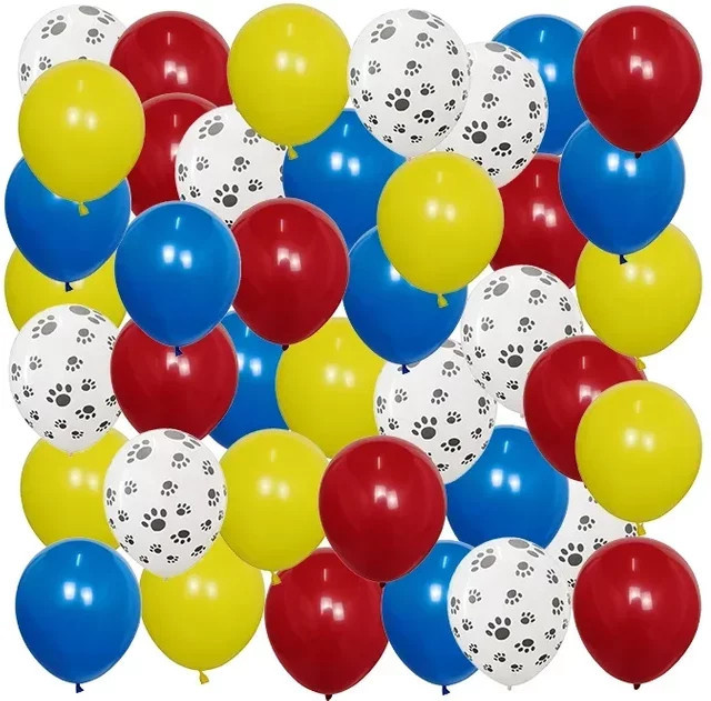LQVYI Haustiere Hund Pfote Latex Ballons, 40 Stück, Tier Thema Party Decor - Bild 1