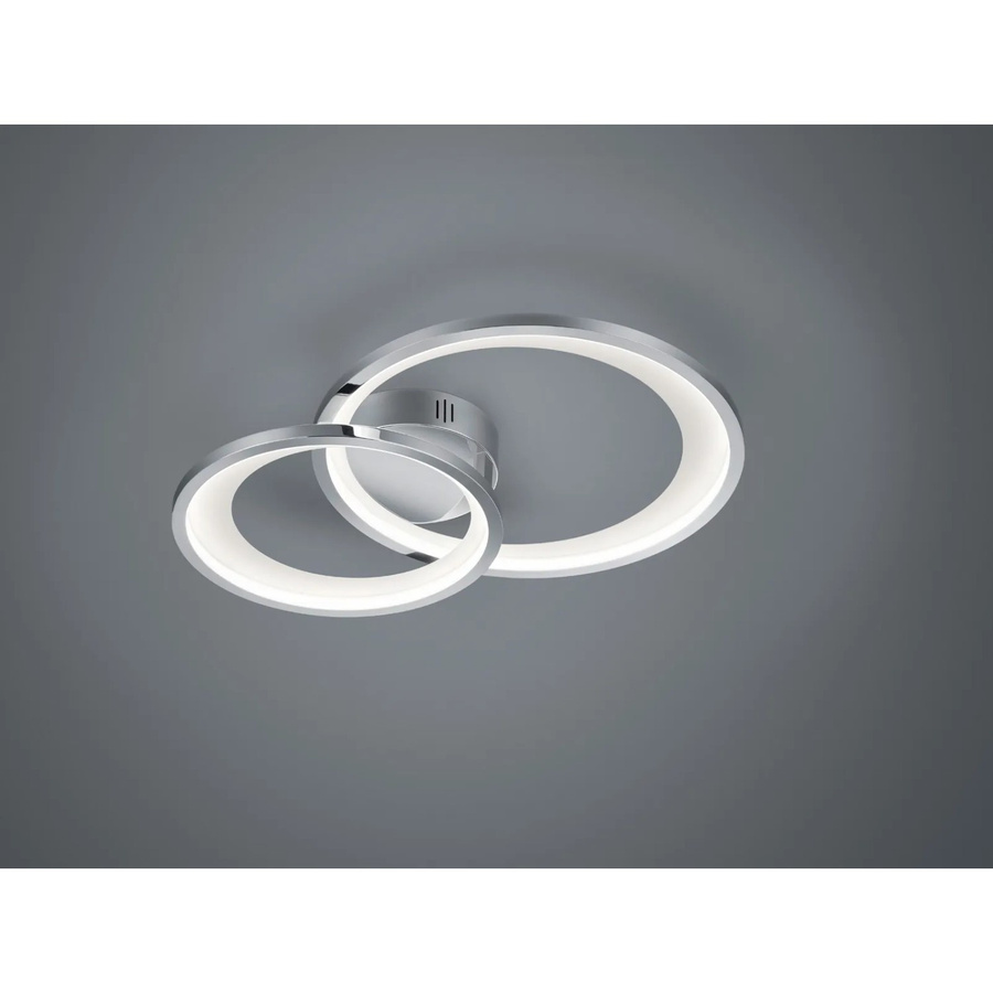 Trio LED-Deckenlampe Granada in Chrom, dimmbar, 29 W - Bild 1