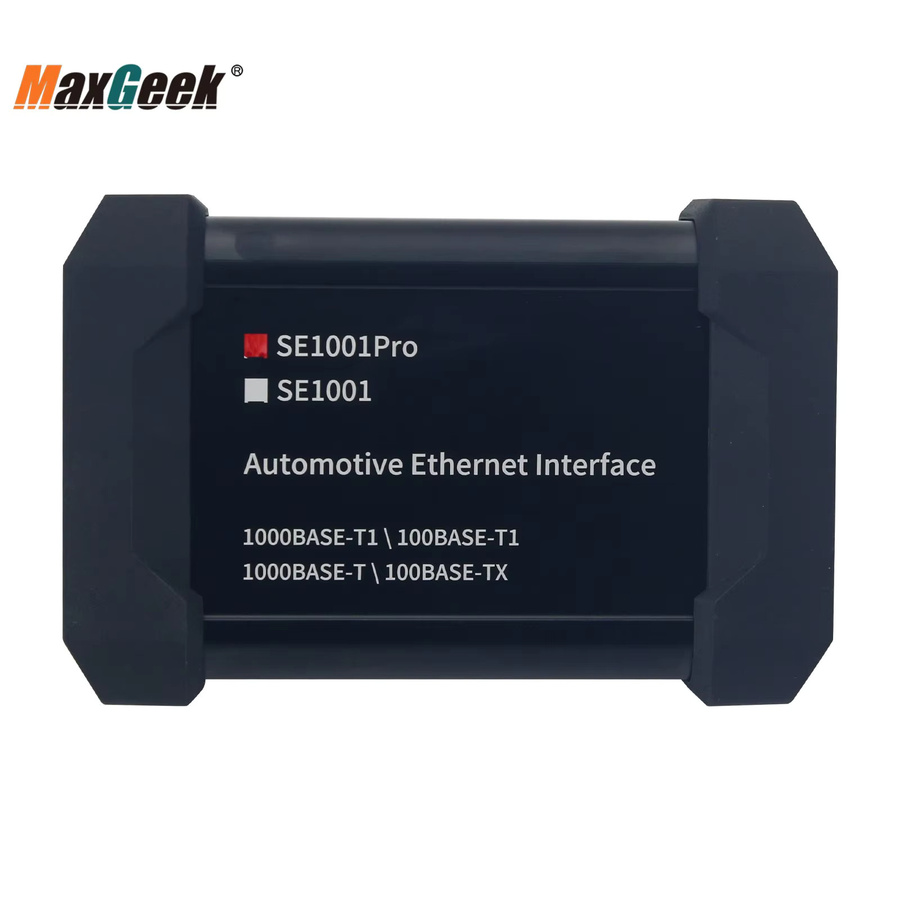 Maxgeek Speed Link SE1001 Pro Kfz-Ethernet-Schnittstellenmodul mit RJ45 Anschluss in Schwarz unterstützt 1000Base-T1 und Legacy-Modus - Bild 2
