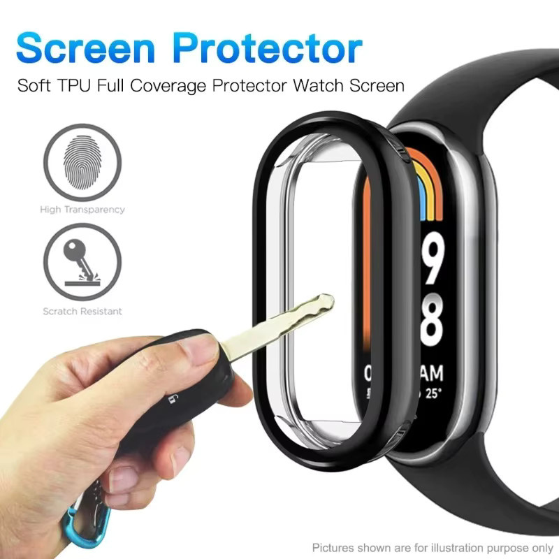 Xiaomi Smartwatch Rahmen, Silikon, Schwarz, Unisex - Bild 4