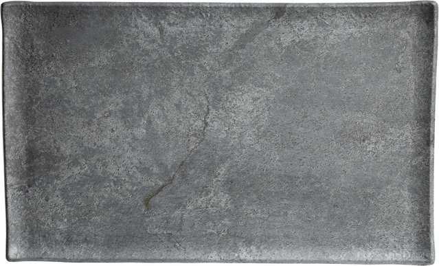 VEGA Platte Clawson mit Rand aus Melamin, grau, rechteckig, GN 1/1, B: 53 cm, T: 32,5 cm, H: 2 cm, 3er Pack - Bild 1
