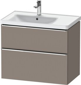 Duravit Waschtischunterschrank D-Neo in Grau Matt, Wandhängend, B/T: 78,4 x 45,2 cm - Bild 1