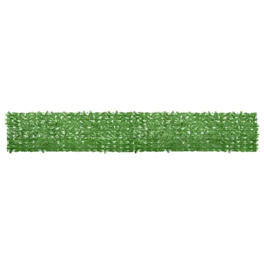 vidaXL Balkon-Sichtschutz mit grünen Blättern, künstliche Hecke, Grün, B: 500 cm, H: 75 cm - Bild 2