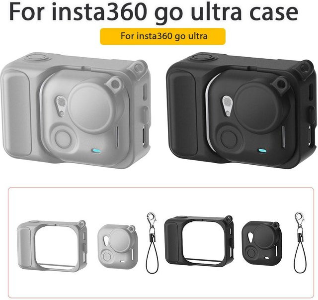 Insta360 Go Ultra Silikon-Schutzhülle für Anti-Kratz und Anti-Schock Sportkamera-Zubehör - Bild 1