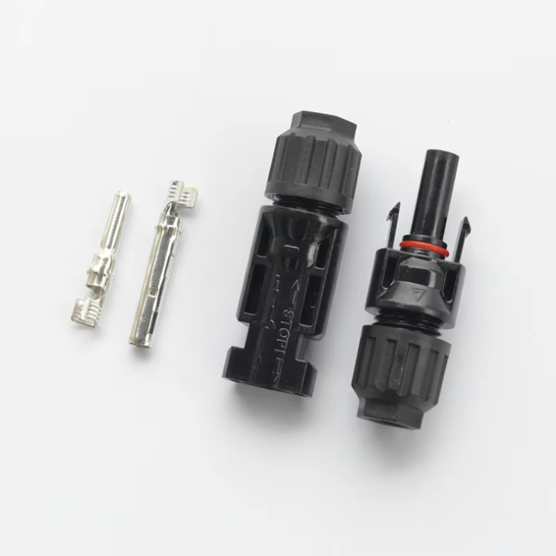 TAKORI Solarpanel-Stecker Set männlich und weiblich in Schwarz, PV-Verzweiger für Solarkabel 2,5/4/6 mm2 14/12/10 AWG, 1000 V 30 A - Bild 2