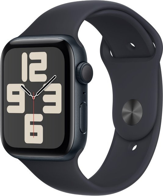 Apple Watch SE (2. Generation) GPS Smartwatch mit Sportarmband M/L in Mitternacht - Bild 1