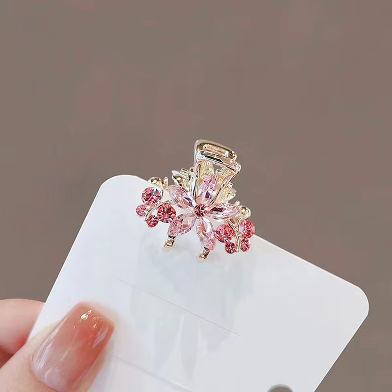 Velishy Haarspange, Strass-Blumen, Metall, Mädchen - Bild 1