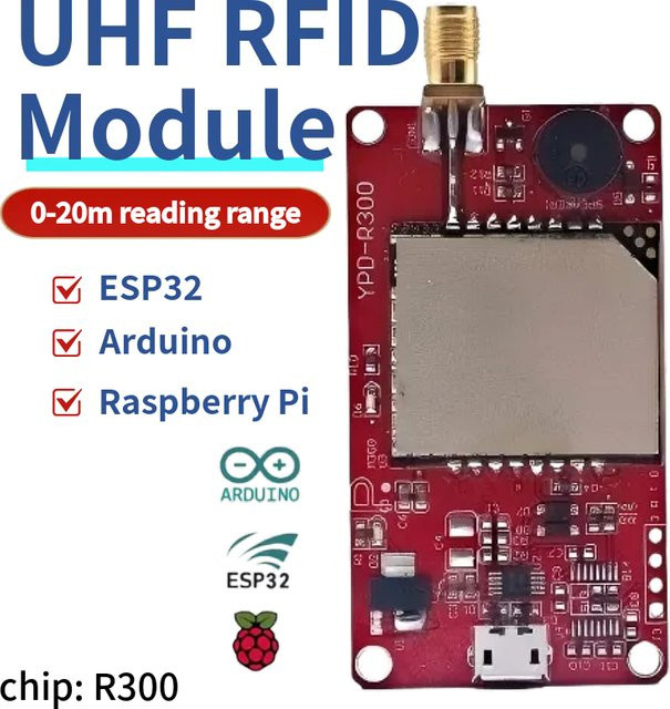UltraRFID R300 Chip UHF RFID Modul-Lesegerät mit Micro USB, TTL UART und SPI für Arduino, Raspberry Pi und Embedded Systeme - Bild 1