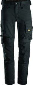Snickers AW Stretch Arbeitshose 50 in Schwarz mit Holstertaschen aus Poly-Cotton - Bild 1