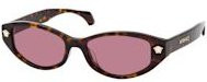 Versace VE 4512D Sonnenbrille Cat Eye, Vollrand, Kunststoff, Damen, Purple Brown - Bild 1
