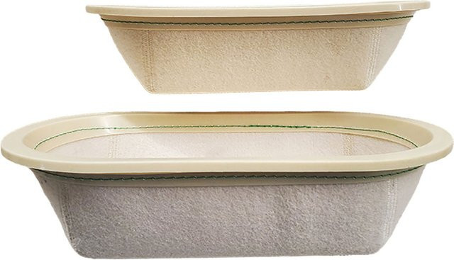 Scaritech Langer Gärkorb aus Wolle, beige, 5er Pack, 1000 ml - Bild 1