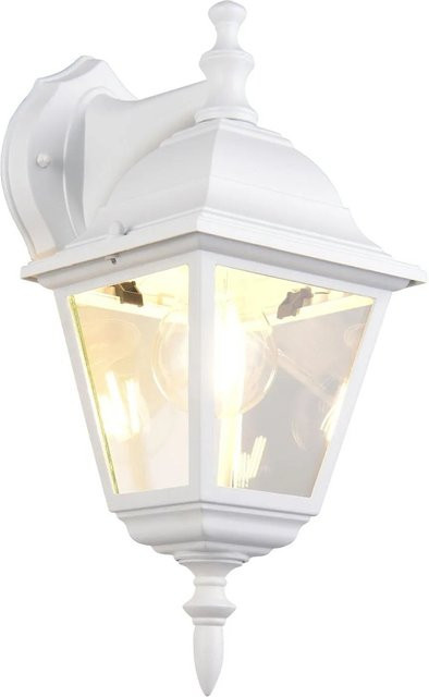 Trio LED-Laterne Livenza aus Druckgussaluminium in Weiß Matt, B/T/H: 14 x 19 x 34 cm - Bild 1