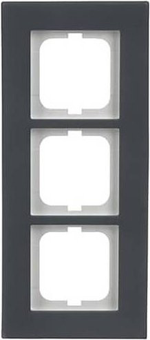 Busch-Jaeger Schalter in Anthrazit und Schwarz aus Keramik - Bild 1