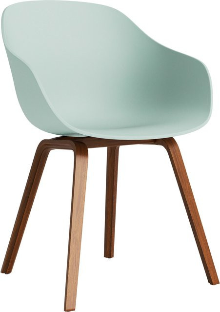 HAY About A Chair AAC 222 Armlehnenstuhl in Grün mit Eichengestell - Bild 1