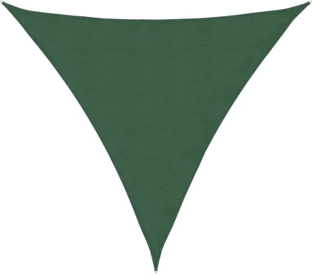 Furnicato Sonnensegel aus PU-beschichtetem Oxford-Gewebe, Dreieckig, Dunkelgrün, B/T/H: 5 x 5 x 5 m - Bild 1